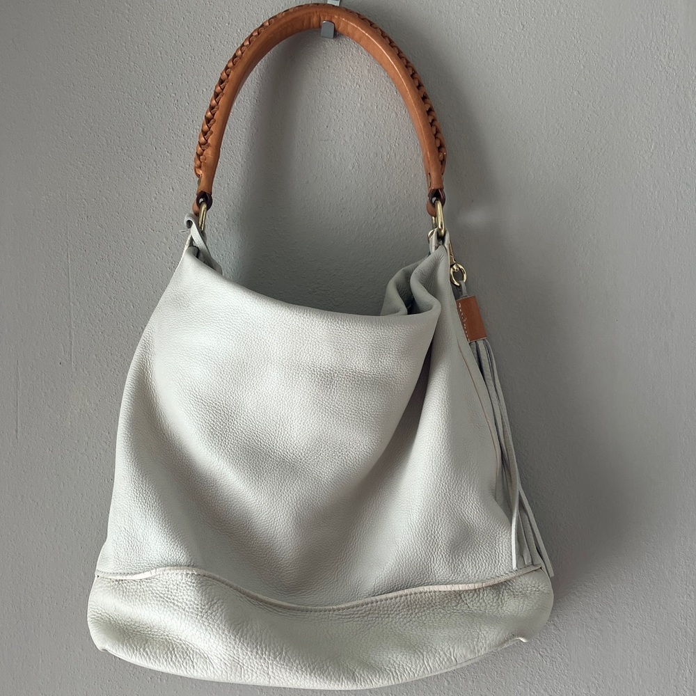 VARRIALE Italian Genuine Leather Hobo Bag